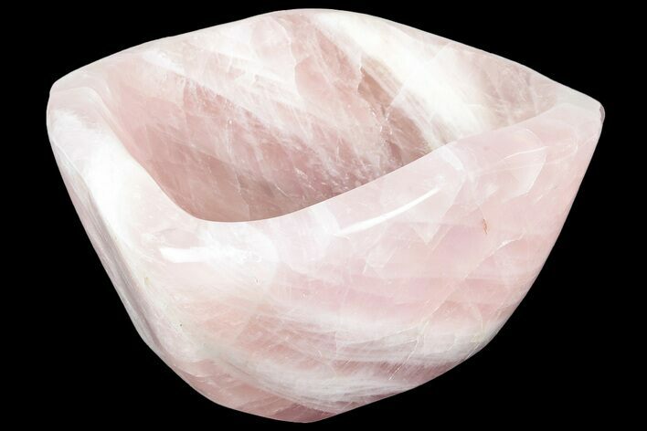 Polished Rose Quartz Bowl #227327